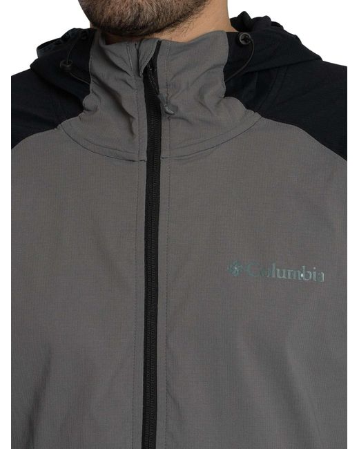 Columbia Black Tech Ii Wind Full Zip Jacket for men