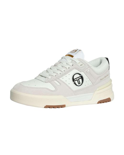Sergio Tacchini White Bb Court Leather Trainers for men