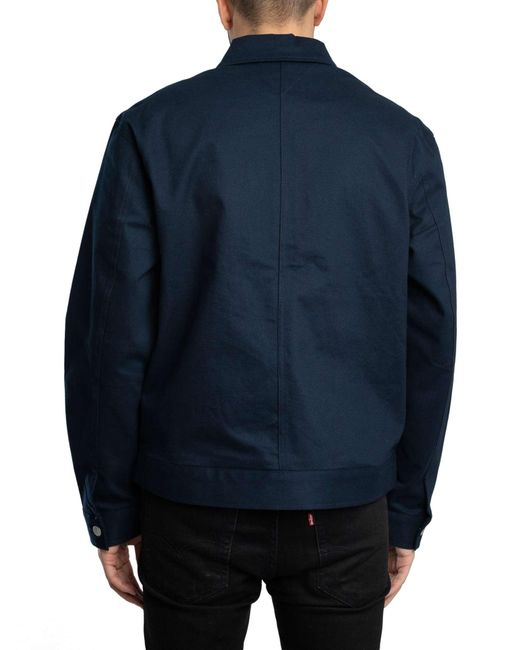 Tommy Hilfiger Blue Regular Cotton Jacket for men