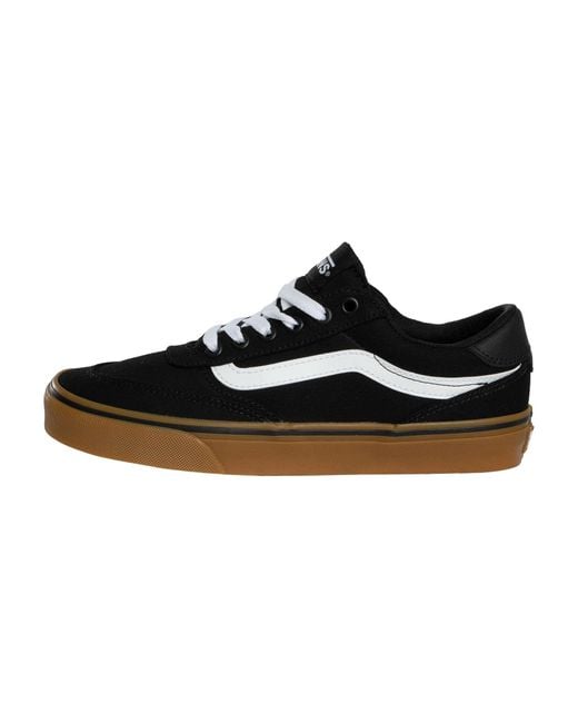 Vans Black Brooklyn Canvas Trainers for men