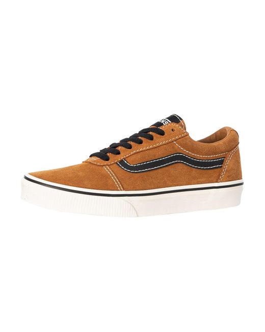 Vans Brown Ward Suede Trainers for men