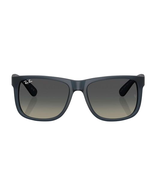 Ray-Ban Black Justin Classic Square Sunglasses for men