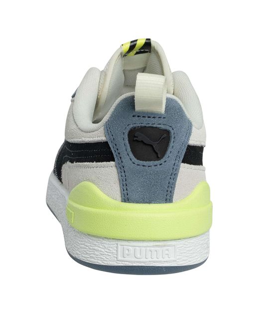 PUMA White Suede Bloc Trainers for men