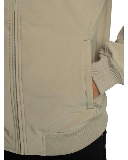 Lyle & Scott Natural Fleece Back Softshell Jacket for men