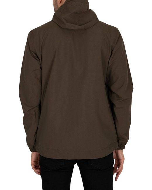 Lyle & Scott Brown Zip Through Hooded Jacket for men