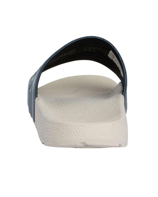 Napapijri Blue Stream Sliders for men