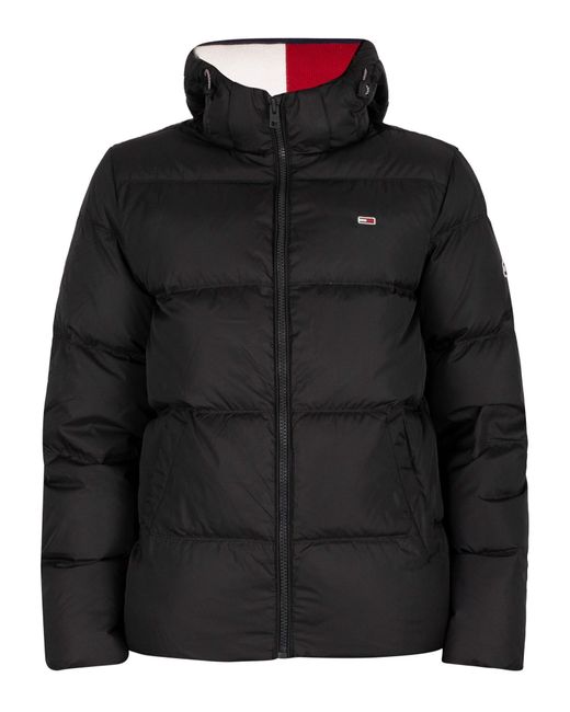 Tommy Hilfiger Essential Down Jacket in Black for Men | Lyst