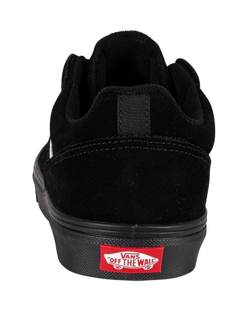 Vans Black Seldan Suede Trainers for men