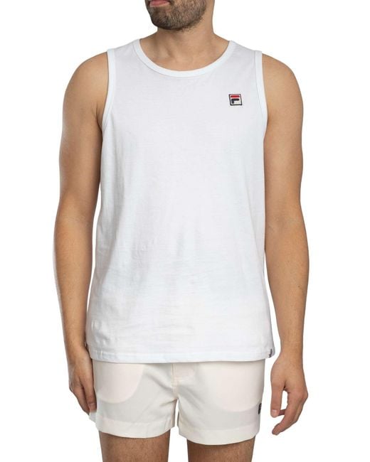 Fila White Sunny Vest for men