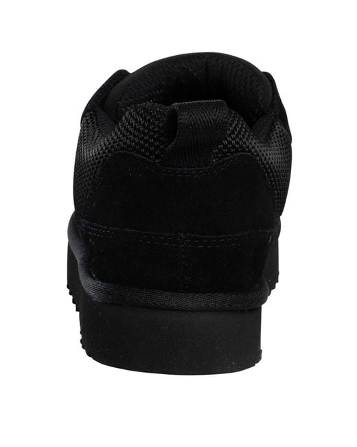 Ugg Black Lowmel Suede Trainers for men