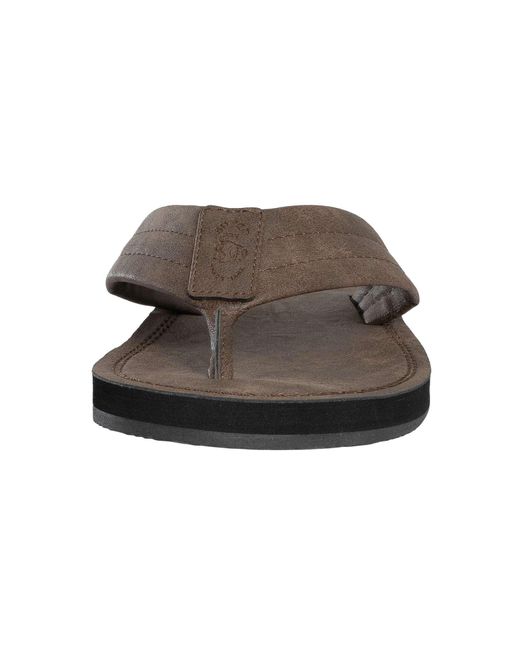 Superdry Brown Vintage Flip Flops for men