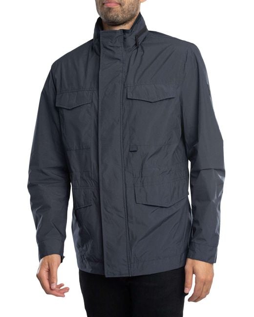 Ted Baker Blue Nylon Field Jacket for men