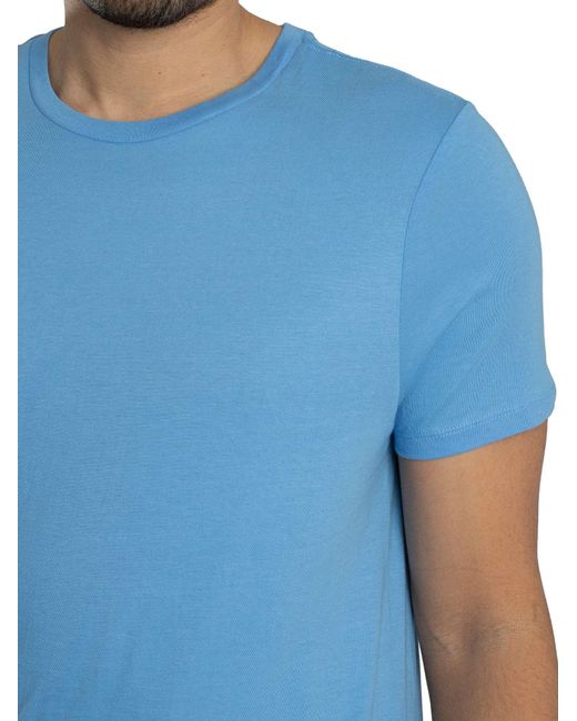 Calvin Klein Blue 3 Pack Classic Lounge T-shirt for men