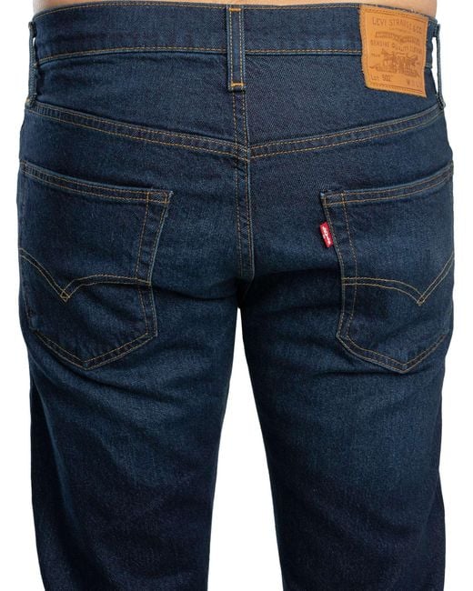 Levi's Blue 502 Taper Jeans for men