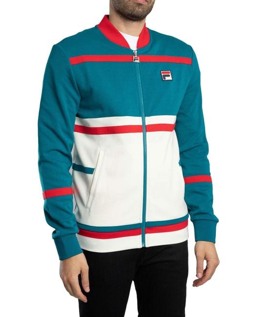 Fila Blue Stefan Archive Cut & Sew Track Jacket for men