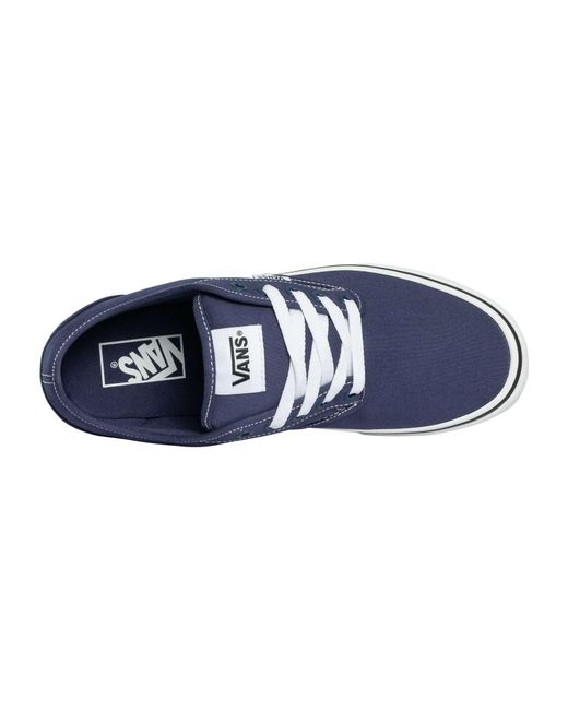Vans Blue Atwood Canvas Trainers for men