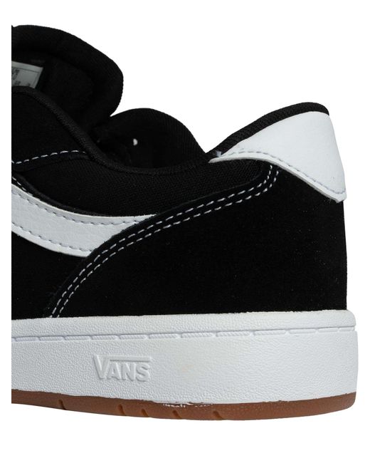 Vans Black Ryland Suede Canvas Trainers for men