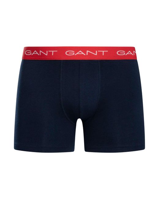 Gant Blue 3 Pack Boxer Briefs for men