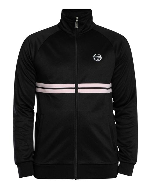 Sergio Tacchini Black Dallas Track Jacket for men