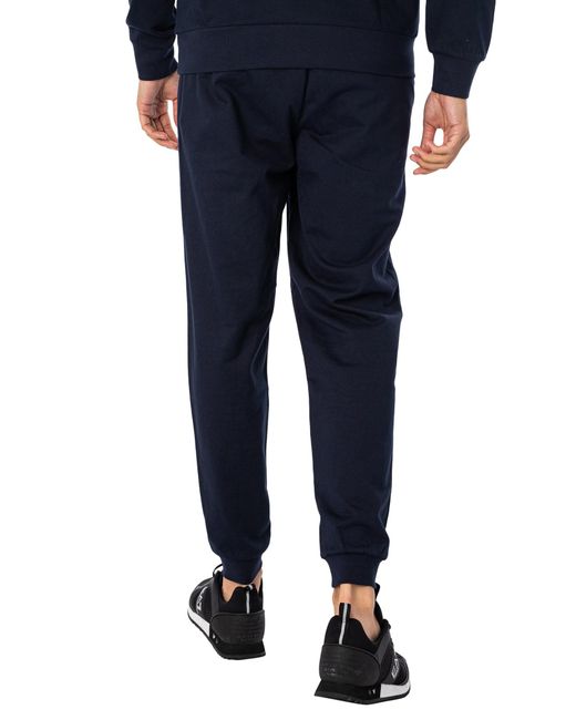 EA7 Blue Logo Joggers for men