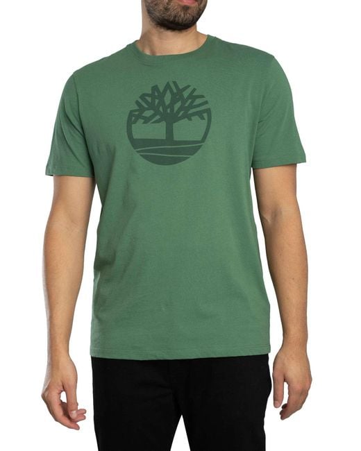 Timberland Green Tree Logo T-Shirt for men