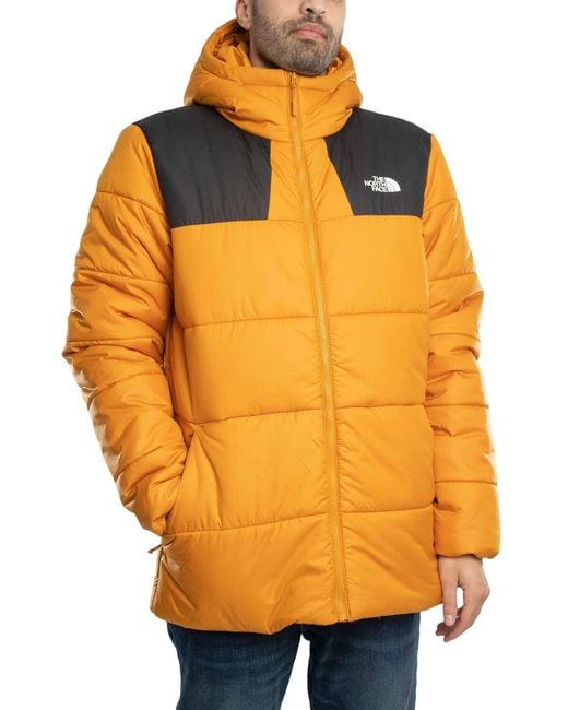 The North Face Orange Massif Puffer Jacket for men
