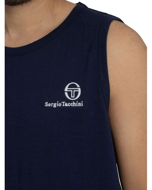 Sergio Tacchini Blue Sawyer Vest for men