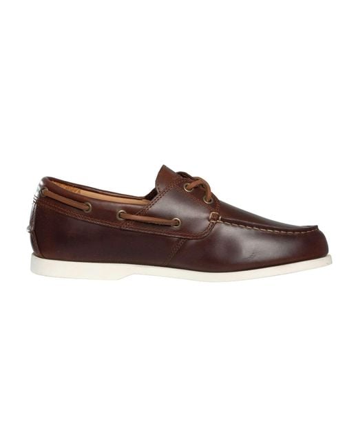 Timberland Brown Cedar Bay Essential Leather Boat Shoe for men
