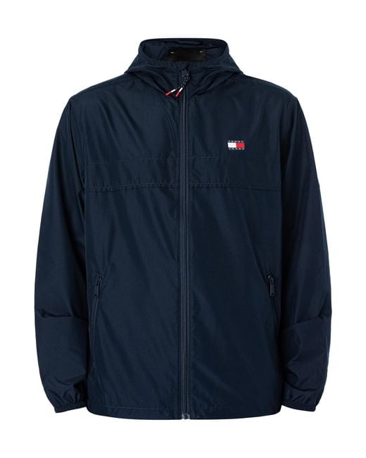 Tommy Hilfiger Blue S Tjm Lw Chicago Ext Dm0dm20204 Windbreaker Jacket for men
