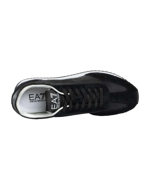 EA7 Multicolor Big Logo Mesh Trainers for men