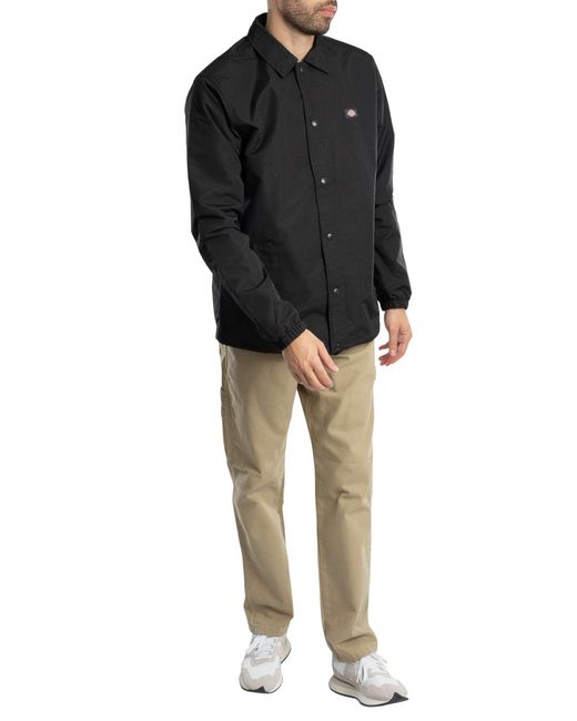 Dickies Black Oakport Coach Jacket for men