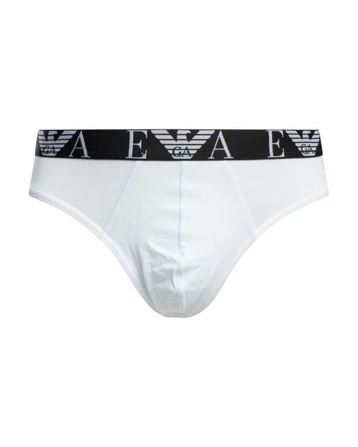 Emporio Armani Black 3 Pack Briefs for men