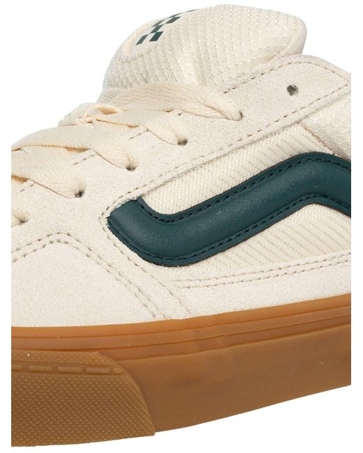 Vans White Caldrone Suede Trainers for men
