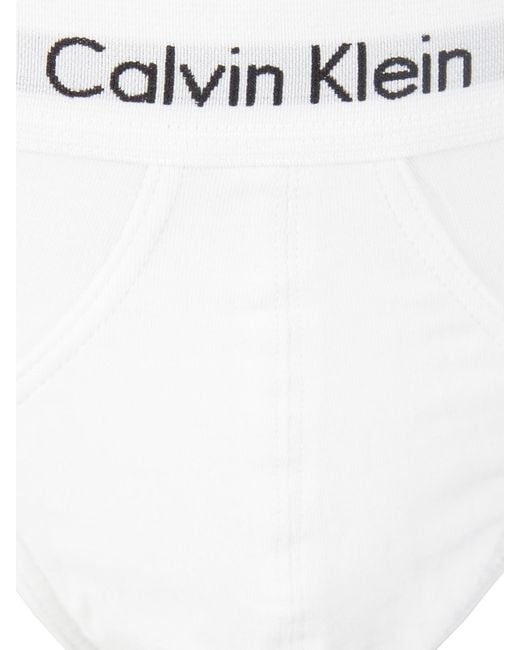 Calvin Klein Blue 3 Pack Cotton Stretch Briefs for men