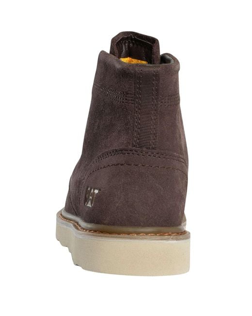 Caterpillar Brown Narrate Suede Boots for men