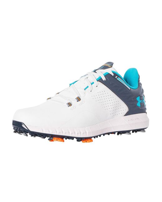 Under Armour Blue Hovr Drive 2 Wide Golf Shoes for men