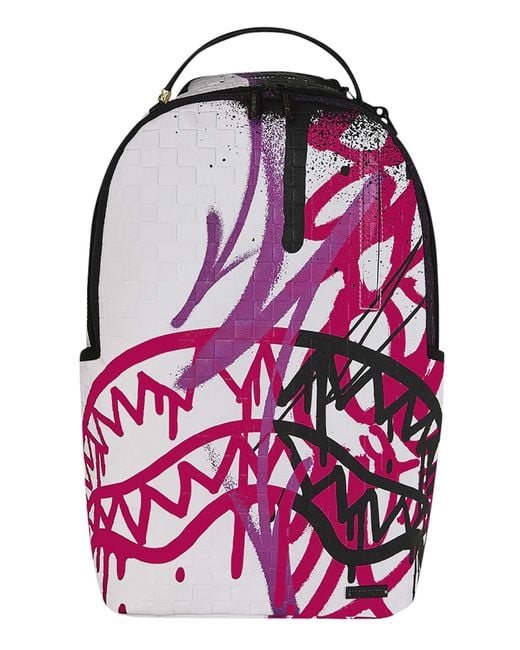 Sprayground Red Graff Mayhem Rmx Backpack for men