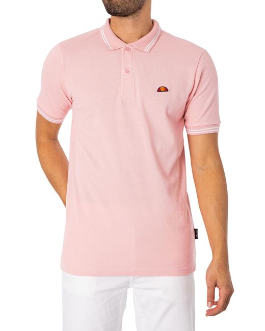 Ellesse Pink Rookie Polo Shirt for men