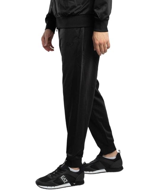 EA7 Black Lines Logo Tracksuit for men