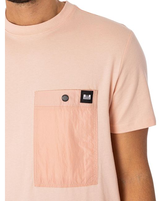 Weekend Offender Pink Tabiti T-shirt for men