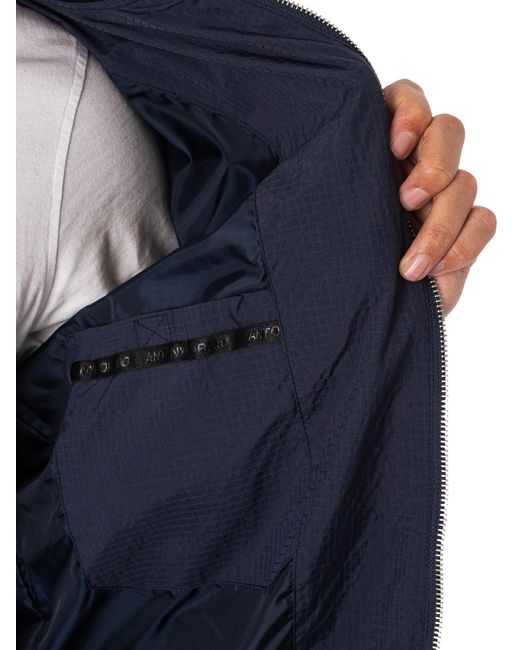 Antony Morato Blue Regular Fit Bomber Jacket for men