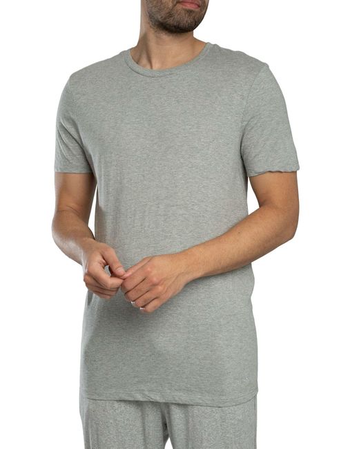 Calvin Klein Blue 3 Pack Lounge Classic T-shirt for men
