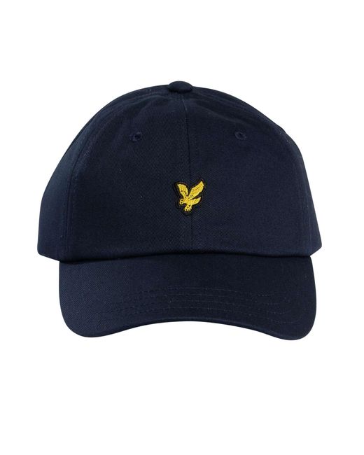 Lyle & Scott Blue Logo Baseball Cap for men