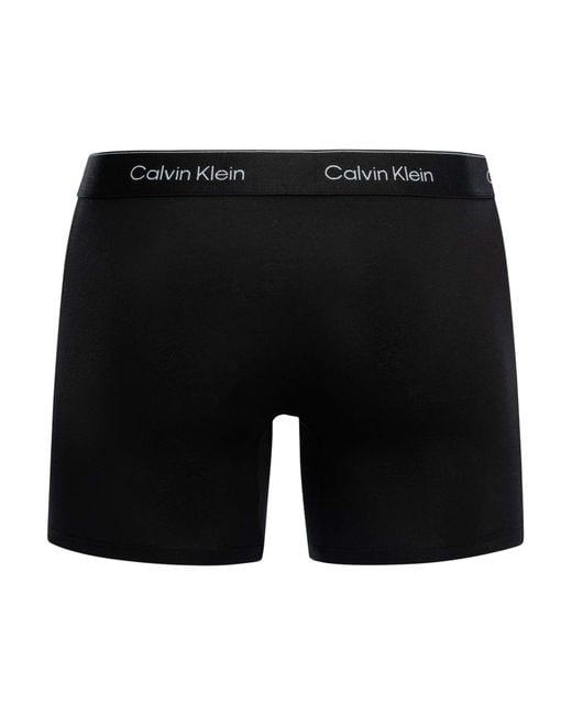 Calvin Klein Blue 3 Pack Icon Boxer Briefs for men
