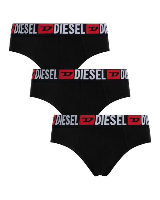 DIESEL Black 3 Pack Andre Briefs for men