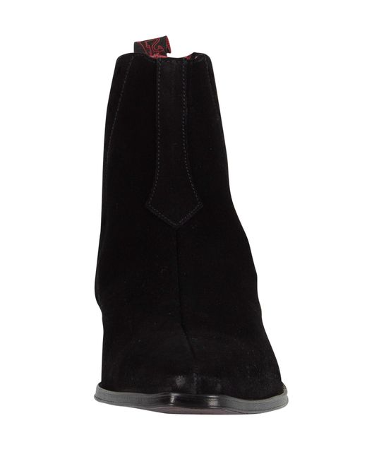 Jeffery West Black Suede Boots for men