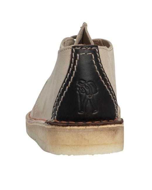 Clarks Natural Desert Trek Suede Shoes for men