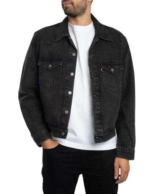 Levi's Black Western Trucker Jacket for men