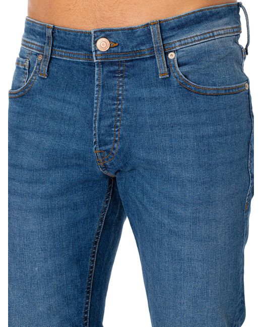 Jack & Jones Blue Glenn Original 223 Slim Jeans for men