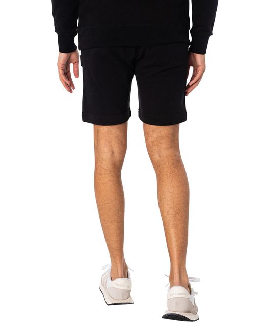 Ma Strum Black Core Sweat Shorts for men